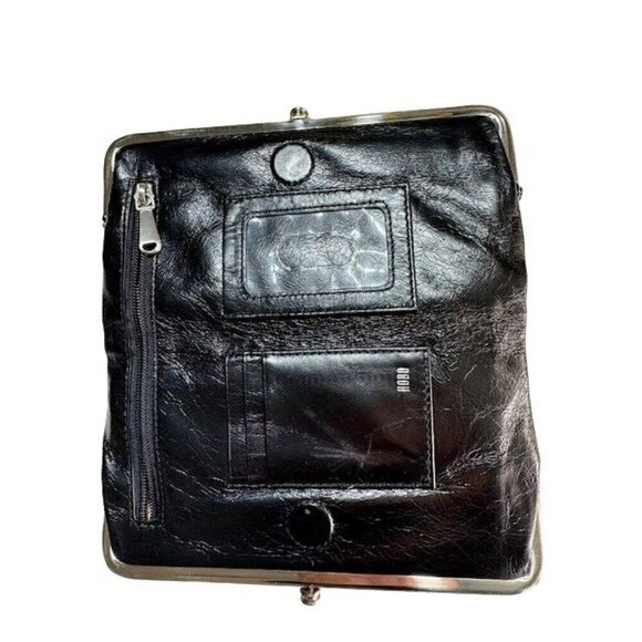 Vintage Hobo Leather Clutch Wallet With Plaid Design & Floral Lining- LT3230 - Picture 2 of 9